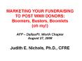 MARKETING YOUR FUNDRAISING PowerPoint PPT Presentation