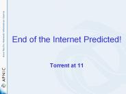 End of the Internet Predicted