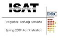 Regional Training Sessions PowerPoint PPT Presentation