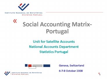 Unit for Satellite Accounts