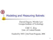 Modeling and Measuring Botnets