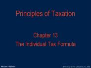 Principles of Taxation