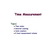 Time Measurement