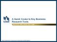 A Quick Cruise to Key Business Research Tools PowerPoint PPT Presentation