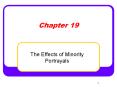 The Effects of Minority Portrayals PowerPoint PPT Presentation