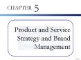Product and Service Strategy and Brand Management PowerPoint PPT Presentation
