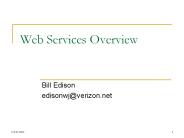 Web Services Overview