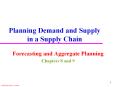 Planning Demand and Supply in a Supply Chain PowerPoint PPT Presentation