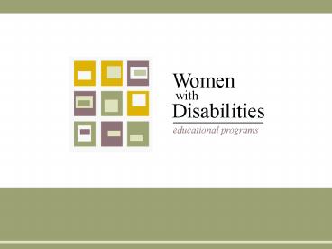 Prevention, Diagnosis, and Treatment of Breast Cancer in Women with Disabilities
