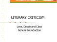 LITERARY CRITICISM: PowerPoint PPT Presentation
