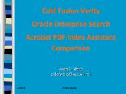 Cold Fusion Verity
