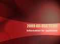 2009 AllUSA Team PowerPoint PPT Presentation