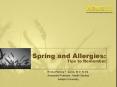Spring and Allergies: Tips to Remember PowerPoint PPT Presentation