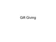 Gift Giving