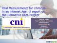 Real Measurements for Libraries in an Internet Age: A report on the Normative Data Project PowerPoint PPT Presentation