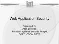 Web Application Security PowerPoint PPT Presentation
