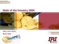 State of the Industry 2009 PowerPoint PPT Presentation