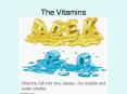 The Vitamins PowerPoint PPT Presentation