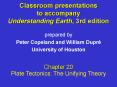 Classroom presentations to accompany Understanding Earth, 3rd edition PowerPoint PPT Presentation