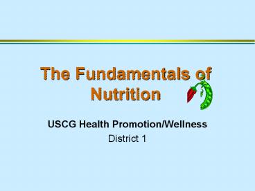 USCG Health PromotionWellness