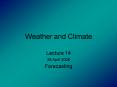 Weather and Climate PowerPoint PPT Presentation