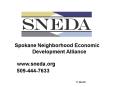 Spokane Neighborhood Economic Development Alliance PowerPoint PPT Presentation