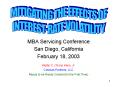 MBA Servicing Conference PowerPoint PPT Presentation