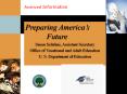 Archived: Preparing America's Future (MS PowerPoint) PowerPoint PPT Presentation