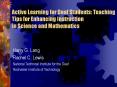 Active Learning for Deaf Students: Teaching Tips for Enhancing Instruction in Science and Mathematics PowerPoint PPT Presentation