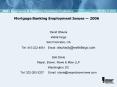 Mortgage Banking Employment Issues 2006 PowerPoint PPT Presentation