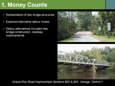 Gravel Run Road Improvement Sections B00