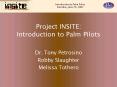 Project INSITE: Introduction to Palm Pilots PowerPoint PPT Presentation