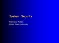 System Security PowerPoint PPT Presentation