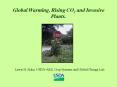 Global Warming, Rising CO2 and Invasive Plants. PowerPoint PPT Presentation