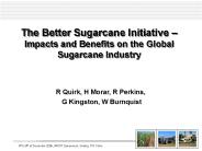 The Better Sugarcane Initiative 