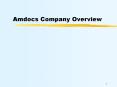 Amdocs Company Overview PowerPoint PPT Presentation