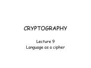 CRYPTOGRAPHY