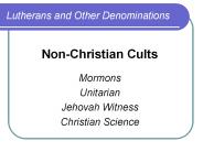 Lutherans and Other Denominations