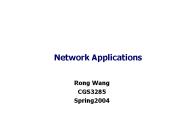 Network Applications