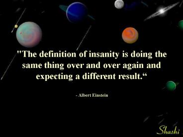 If you fail to plan, Then you plan to Fail