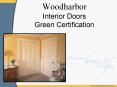 Woodharbor Interior Doors Green Certification PowerPoint PPT Presentation