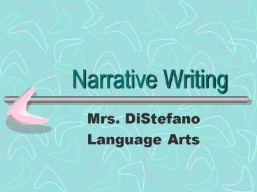 Narrative Writing