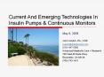 Current And Emerging Technologies In Insulin Pumps PowerPoint PPT Presentation