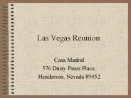 Las Vegas Reunion