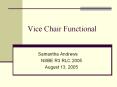 Vice Chair Functional PowerPoint PPT Presentation