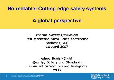 Roundtable: Cutting edge safety systems A global perspective