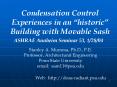 Condensation Control Experiences in an historic Building with Movable Sash PowerPoint PPT Presentation