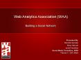 Web Analytics Association WAA PowerPoint PPT Presentation