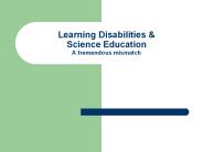 Learning Disabilities