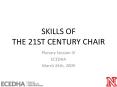 SKILLS OF THE 21ST CENTURY CHAIR PowerPoint PPT Presentation